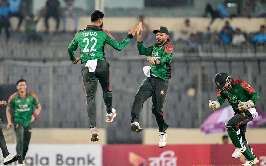 Bangladesh rock West Indies in the 1st ODI as Rishad Hossain's 6-fer does the magic